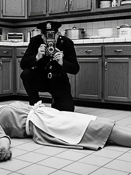 Film Noir Crime Scene