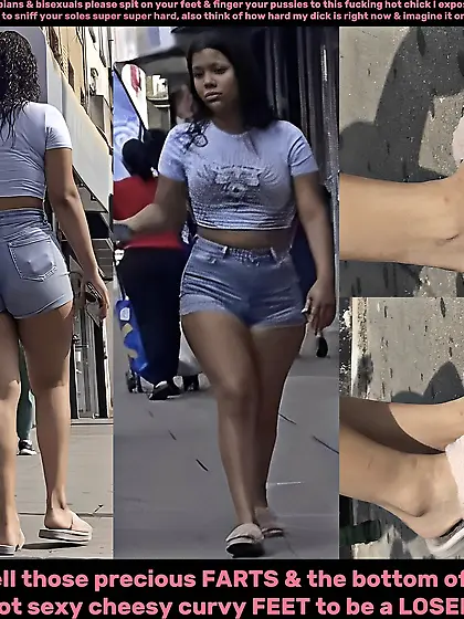 Clueless Dumb Retarded Stupid Whores Feet & Ass!