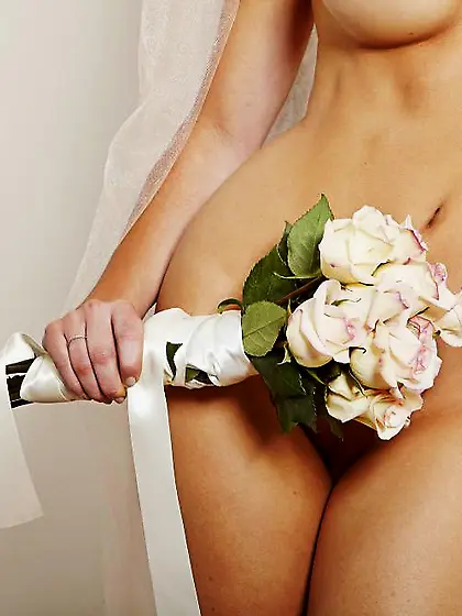 Kayden Kross is the hottest bride ever, getting nude and being n