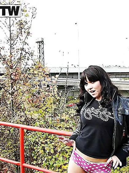 Dame gives head to a stranger