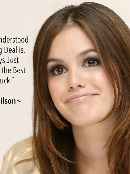 Rachel Bilson on anal