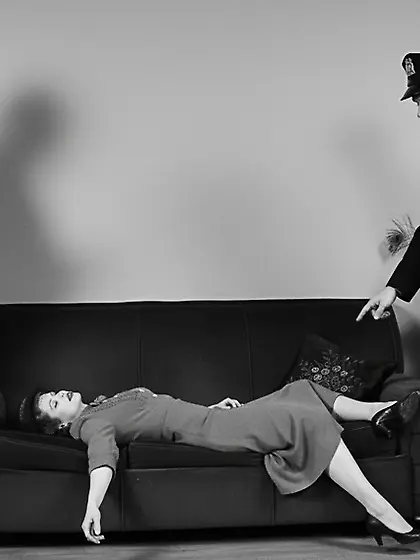 Film Noir Crime Scene