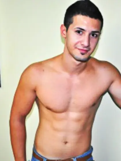 Brunette adonislovely perform anal