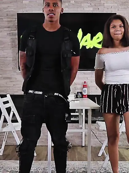 Buxom darling bounces on a giant black schlong