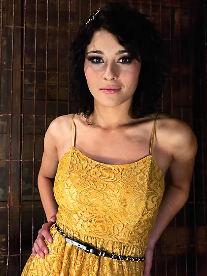 Hot cool babe enjoys