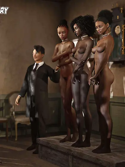 Victorian Slavery – Novah,  Kameryn,  Aniyah & Hai