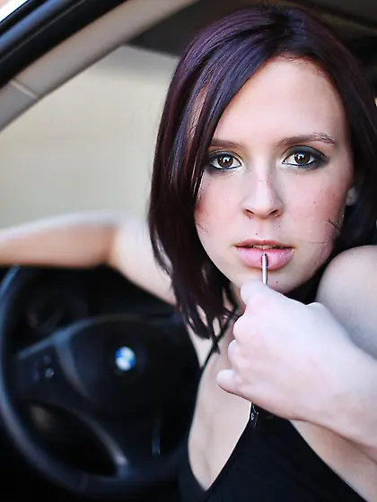 Cute red-haired babe Cassidy FTV loves posing in high heels and