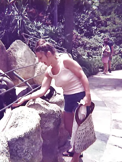 Kathy's young friends