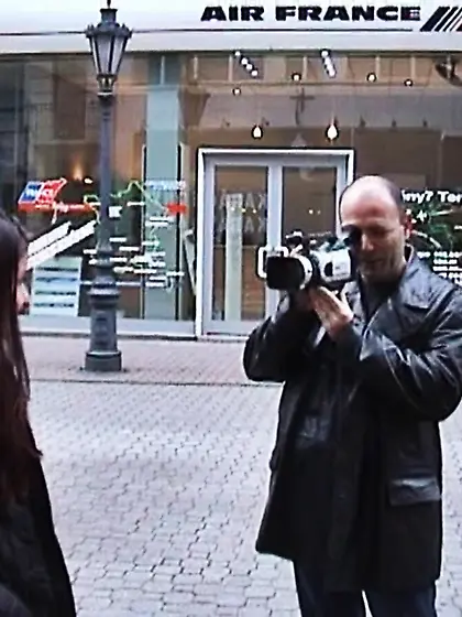 Blonde photographs babe's rough shag 