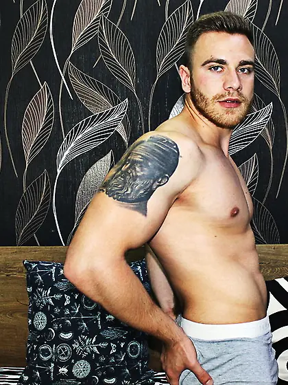 White gay aathori strap