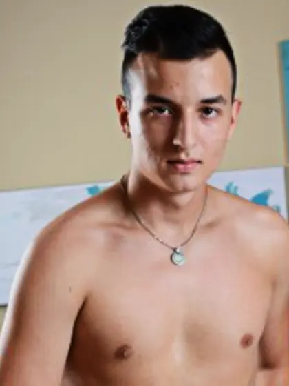 Brunette Young Man Tonystevens Smoking.