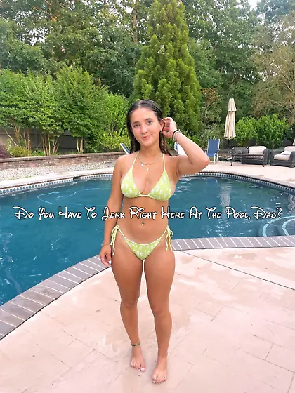 Do you have to jerk off right here,  dad?