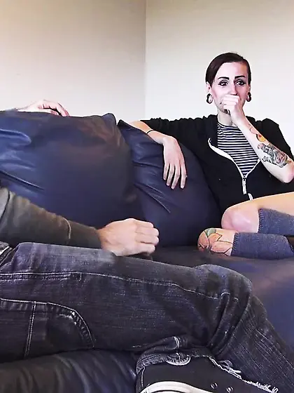 Rough stunning brunette