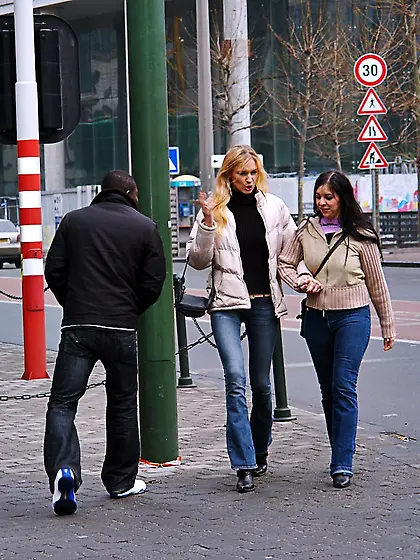 Brunette blonde performed nookie