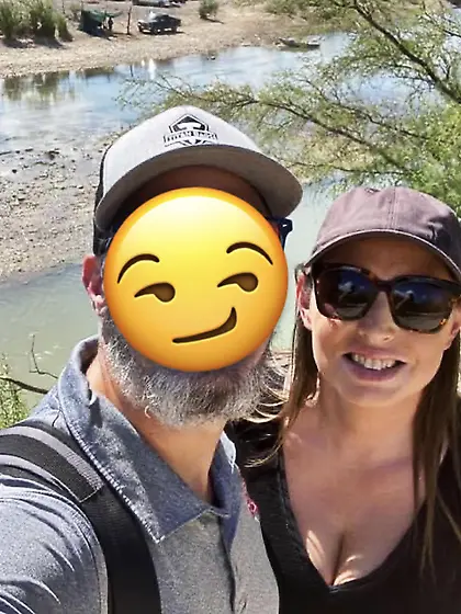 Rachel (brunette) & Mindy (blonde) spring break