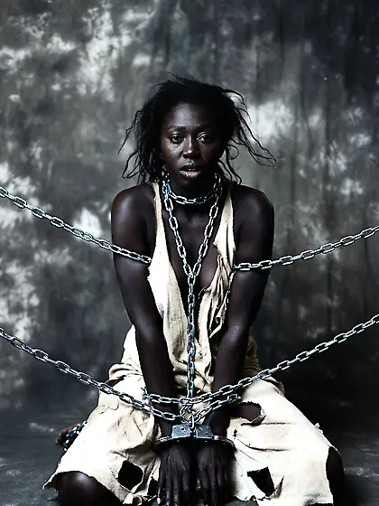 Slav niggers in chains