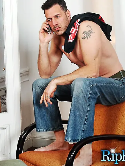 Buxom black haired babe