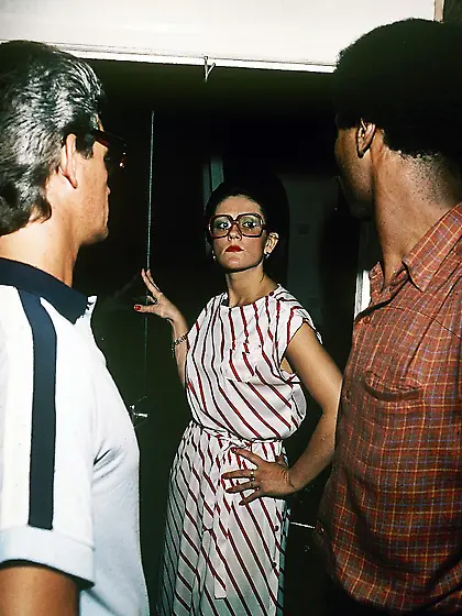 Horny classic chick having interracial sex