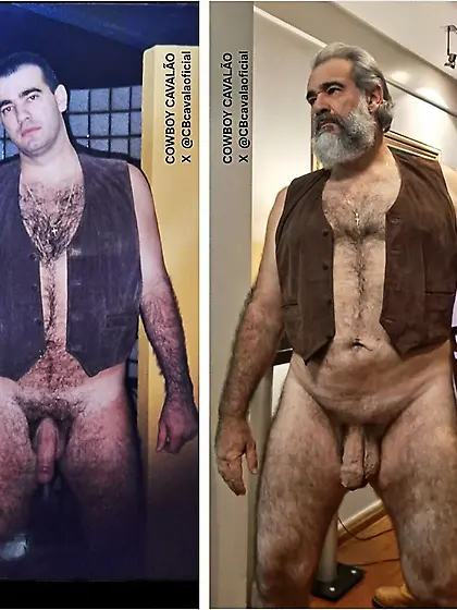 Gramps side by side- Before and After