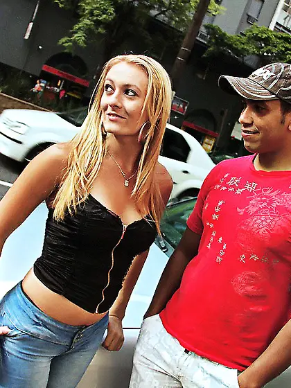 Suck & fuck with a gorgeous blonde TS