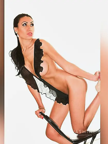 Big tit athletic oil