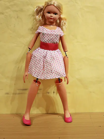 Doll from toy shop is pimped
