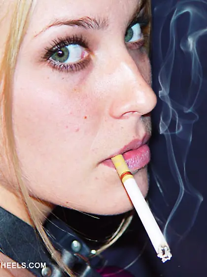 Chastity - Heels, smoke, toilet