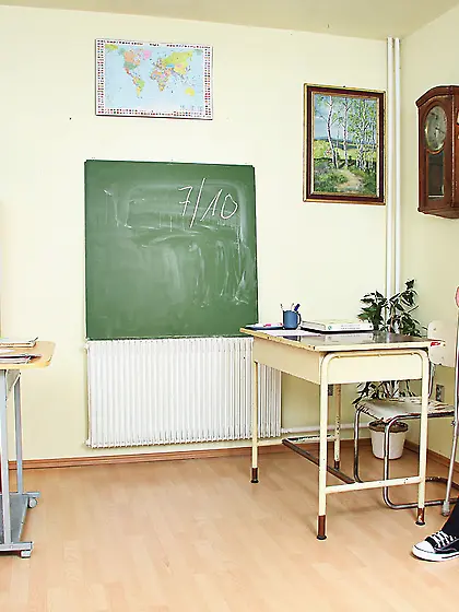 Naughty horny girl disciplined