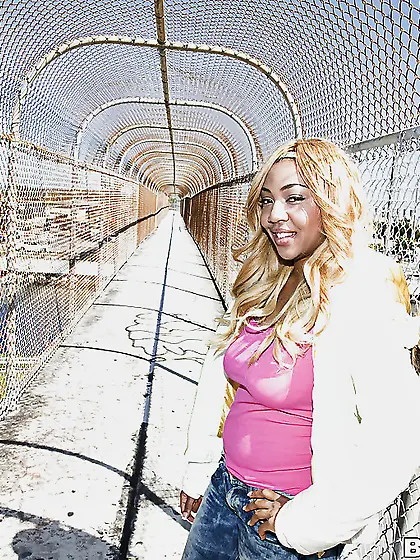 Slutty black girl big tits