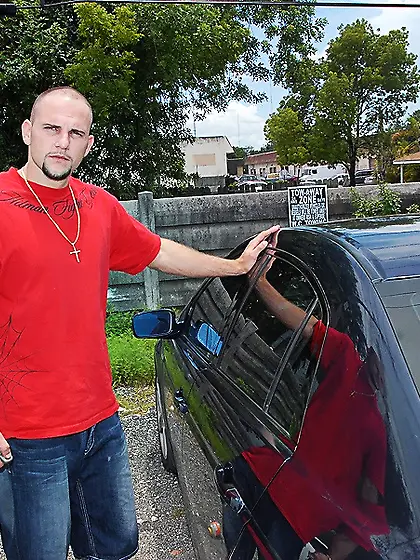 Cute babe,  Abella Anderson gets naked and gets a big erect cock