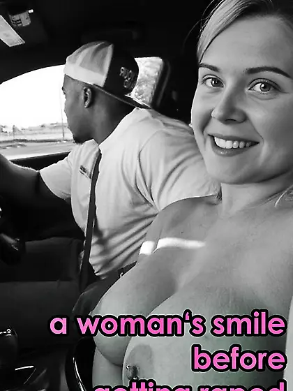 look at her smile when she knows what will happen