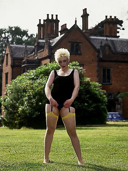 Smoking hot blonde wearing