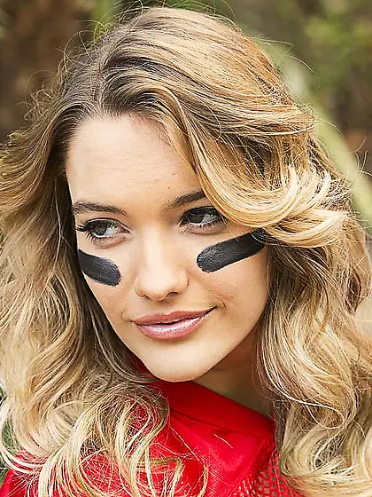 Female footballer exhausted cause of training and needs some sex