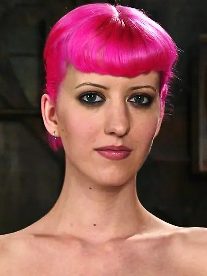 Pink haired slut drilled