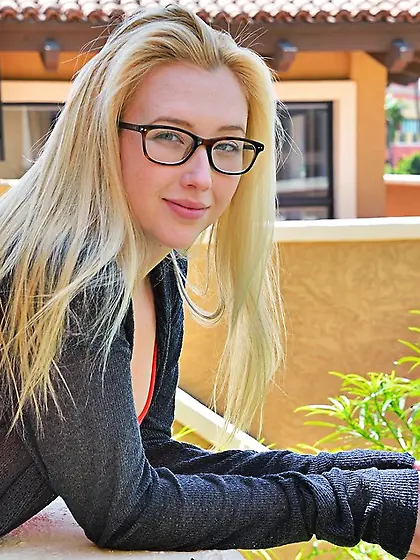 American hot cute blonde