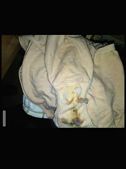 Married milf Mel dirty panties she had me cum in