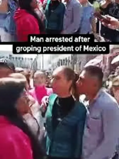 Mexican president groped - normal fate of women