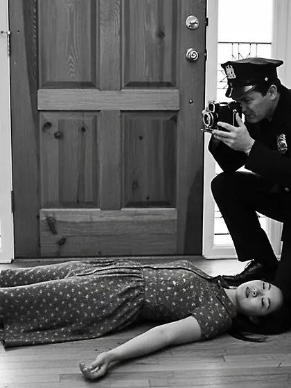 Film Noir Crime Scene