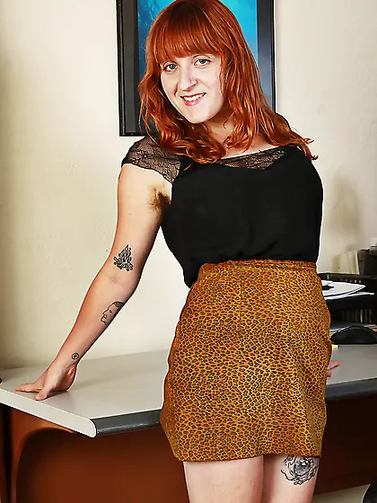 Super mature redhead