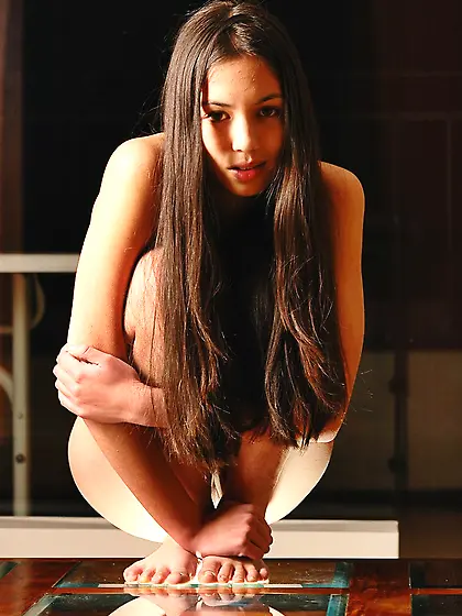 Sofia C takes her lingerie in front of the camera and shows us h