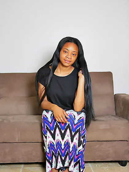 Golden skin cocoa colored