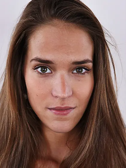 Eager tall brown beauty