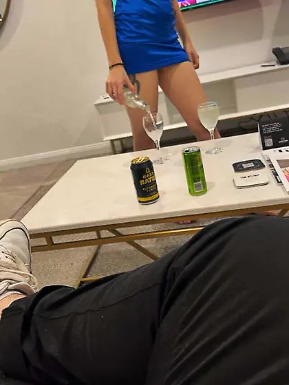 We met local rappers at the club