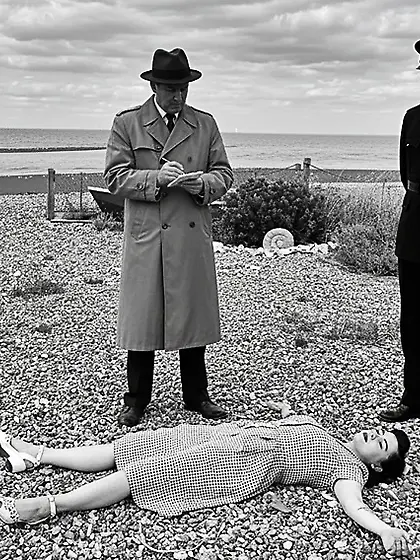 Film Noir Crime Scene