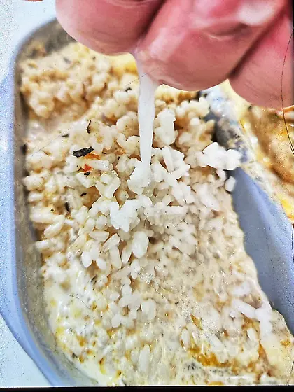 Cum in colleagues food at work