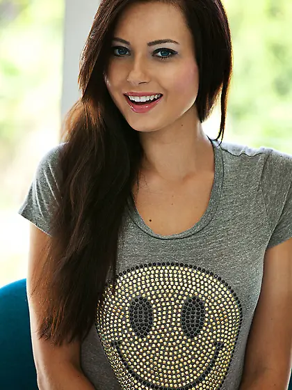 Smiley face grey t-shirt