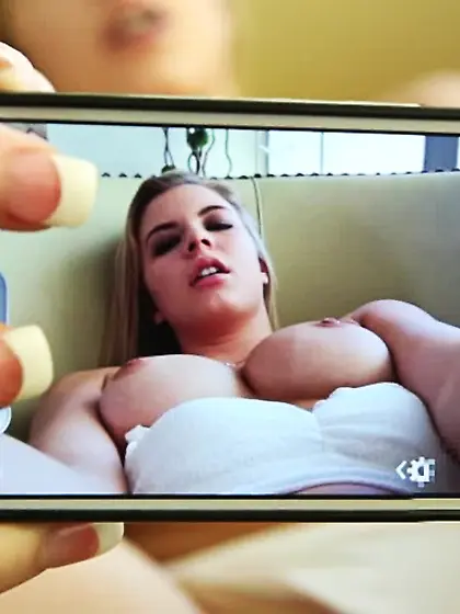 Topless selfie pounded positions