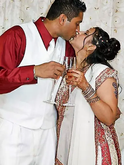 Real smooching indians