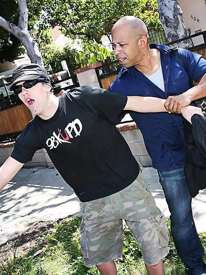 Blonde milf secretary Mandy Sweet is getting deeply owned right