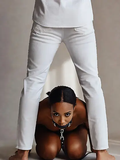 nigger and white feet